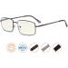 CessBlu Blue Light Filter Glasses - Anti Glare UV Protection Reading Eyewear for Men - Gunmetal 3.0x - Buy Online on GoSupps.com