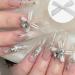 10x/Set Organza Bowknot Nail Black White Nails Art Nails Art Decoration Nail Supplies For Salons 10x Nail Nails Art Champagne Organza Bowknot Nail Multi-Color - Buy Online on GoSupps.com