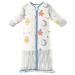 Chilsuessy Baby Sleeping Bag 3.5 Tog Winter Sleeping Sack Wearable Blanket for Kids Adjustable Length Removable Sleeves Toddler Sleeping Bag for Boys Girls Blue sky 150cm/6-9 Years