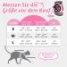 Rabbitgoo Adjustable Cat Dishes Set with Leash - Soft Reflective Stripes for Cats & Kittens - Pink (1 Pack) - Buy Online on GoSupps.com