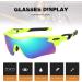 Bevi Polarized Sports Sunglasses | Durable TR90 Frame | Men Women Baseball Running Cycling Golf | Yellow Green - Buy Online on GoSupps.com