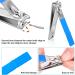 10pcs Professional Manicure Set - Stainless Steel Nail Clippers & Pedicure Tools for Travel (Blue) - Buy Online on GoSupps.com