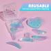 PERMANIA Lash Lift Rods - 11 Piece Reusable Eyelash Perm Curler Kit with Silicone Plate - Perfect for All Eye Shapes - DIY Lash Lift - Buy Online on GoSupps.com
