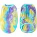 PriPre Tie Dye Dog Clothes - Breathable Cotton Shirt for Large Dogs - Tiedye Blue 3XL - Buy Online on GoSupps.com