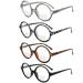 Eyekepper 4-pack Bifocal Reading Glasses Women Small Lens Round Bi-focal Readers 4 Pack Clear Lens Mix Color 3.0 x