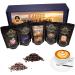 C&T Coffee Gift Box | 5x 100g Coffee Beans | Hawaii Kona Coffee Beans + Jamaica Blue Mountain + Kopi Luwak Cat Coffee + Australia Skybury - India Balmaadhi
