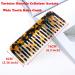 Cellulose Large Hair Detangling Comb 2 Pack for Thick Curly Hair - Wide Tooth Detangler for Wet and Dry - Tortoise Shell Ivory - Buy Online on GoSupps.com