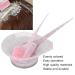 3 Piece Hair Dyeing Kit - Brushes Tinting Comb & Mixing Bowl for Home Salon - Pink | Professional Hair Styling Tools - Buy Online on GoSupps.com