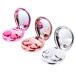 Solustrie 3 pc osterei glasses case mirror film lens storage round lens container Local storage holder portable lentil container travel ABS storage box invisible