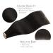Buy Salife Tape Extensions - 40PCs Real Hair 60g 25cm Dark Brown Invisible Tape in Hair Extensions for Silky Straight Style - Buy Online on GoSupps.com
