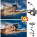 Bairuifu Dry Top Foldable Snorkel Mask Set - Anti-Fog 180 Panoramic View, Leak-Proof Design - Ideal Scuba Diving & Snorkeling Gear for Adults, Men, Women, Youth & Kids - Camera Mount Included (Black, Large) - Buy Online on GoSupps.com