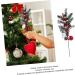 ABOOFAN 2Pcs christmas tree picks fake plant decorate decorative items Berry pine cone fruit plant flower branch nativity decor Jesus decorations crafts filler holly flowers - Buy Online on GoSupps.com