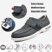 Diabetic Shoes for Men Extra Wide Width | Edema & Swollen Feet Orthoshoes | Lightweight Breathable Walking Shoe with Adjustable Velcro | Blue - Size W9.5/M8.5 - Buy Online on GoSupps.com