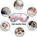 Two Flamingo Eye Mask - Soft Adjustable Sleep Mask for Men & Women | Comfortable Nighttime Eye Cover - Perfect for Travel & Relaxation - Buy Online on GoSupps.com