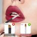 2 PCS Retractable Lip Brush Set | Travel Lip Brush with Cap | Mini Applicator for Lipstick Gloss & Creams | Professional Lip Wands for Women & Girls - Buy Online on GoSupps.com