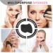 60 Black Compressed Heart Face Sponges | Reusable Makeup Cleansing & Peeling - Deep Clean & Remove Makeup - Buy Online on GoSupps.com