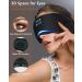 Bluetooth 5.2 Sleep Headphones with White Noise & 3D Breathable Eye Mask - Timer & Wireless, Perfect for Side Sleepers, Travel, Meditation - Cool Gadgets for Men and Women - Buy Online on GoSupps.com