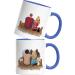 Personalized Blue Couple Cat Cups - Perfect Gift for Cat Lovers & Cat Owners | Kiddle Design - Buy Online on GoSupps.com