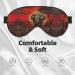 SSIMOO Elephant Sunset Print Eye Mask - Ultra-Soft Light-Blocking Design for Optimal Comfort & Restful Sleep - Black - Buy Online on GoSupps.com