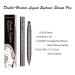 LOKFAR Double-headed Liquid Eyeliner Stamp Pen Set - 6 Pcs Waterproof Eyeliner Pencil for Women - Long-Lasting Eye-liner Stencils - Triangle Star Moon Heart Flower Smiley - Buy Online on GoSupps.com