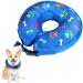 ANWA Inflatable Dog Collar Cat Recovery Collar Inflatable Pet Protection Cover Collar Cat Cone Collar After Surgery Adjustable Recovery Pet Cone Dog Cone Collar for Medium Dog and Cat Blue Medium