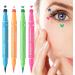 Stamp Eye Liner Pencil | Waterproof Liquid Stamp Eye Liner Pencil 4 Color Eye Stencil Makeup Tool With Star Moon Butterflies Heart Shapes for Parties - Buy Online on GoSupps.com