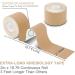 Laneco Kinesiology Tape 19.7ft Roll 4 Pack - Latex Free, Water Resistant Tape for Pain Relief & Injury Recovery | Free Taping Guide - Buy Online on GoSupps.com