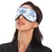 WELLDAY Blue White Tiger Ceramic Sleep Mask - Adjustable Comfort for Men and Women - Buy Online on GoSupps.com