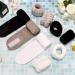 Adonop Spa Headband 9 Pack - Soft Adjustable Towel Set for Makeup and Skincare - Black/White/Gray - Buy Online on GoSupps.com