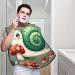 Augenstern Men's Shaving Apron - Snails & Mushrooms Pattern | Beard Bib for Easy Clean-Up - Buy Online on GoSupps.com