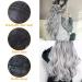 Fengq Women s Ombre Gray Curly Wig - Long Silver Gray Synthetic Hair for Carnival & Everyday Wear - Buy Online on GoSupps.com