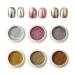 Poudre de ongles chrom e ensemble de poudre chrom e ongles | 6 couleurs paillettes Fingernail Chrome | Shimmer Nail fournit de la poudre pour le festival les rencontres le maquillage l'Halloween 01 UN