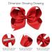 30 Pieces 6 Inch Grosgrain Ribbon Hair Bows for Baby Girls - Hair Clips & Accessories for Toddlers & Teens - Buy Online on GoSupps.com