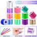 Cridoz Boondoggle String Kit with 20 Rolls Plastic Lacing Cord and 50 Keychain Accessories - Lanyard String Set for Crafts & Weaving - Buy Online on GoSupps.com