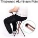 Foldable Walking Stick Stool with Three Legs seat with Height Adjustable Aluminum Alloy Cane Crutch for Elderly Parent Gift Beautiful Scenery Bathing in Sunlight - Buy Online on GoSupps.com