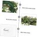 Zerodeko 3 Pcs Wreath Wedding Ceremony Decorations Summer Decor for Home Door Hanging Decor Front Door Garland Mini Broom Decorations for Home Faux Green Plastic Grass Ring Vine Greenx3pcs 30x30cmx3pcs - Buy Online on GoSupps.com