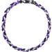 MapofBeauty 22 Inch 3 Rope Sport Ropes Nylon Braided Necklace in Black/White/Purple - Buy Online on GoSupps.com