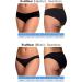 Anigan EvaWear Menstrual Period Panty | Absorbent & Hypoallergenic | Black Bikini M Medium - Buy Online on GoSupps.com