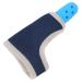 Baby Finger Guard Silicone Teether Breathable Wrist Band Finger Sucking Stop Guard for Toddler (Blue)