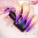 Senvenski Color Changing Gel Nail Polish Blue Pink Purple Glitter Mood Chameleon Thermal Temperature Gift Set UV LED Art Manicure Varnish (WB001) - Buy Online on GoSupps.com