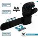 RDX MMA Gloves for Grappling & Sparring | Maya Hide Leather Black L-XL | Muay Thai Kickboxing Punching Bag - Buy Online on GoSupps.com