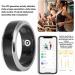 HCPZL Smart Rings for Men and Women Smart Ring Tracker BT5.1 Step Counting 5ATM Waterproof Smart Ring with APP for Android for iOS for TikTok Camera Remote (10#) 8# - Buy Online on GoSupps.com
