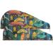 Beautiful Mushroom Houses Hair Towel 2 Pack | Super Absorbent Quick Dry Hair Turbans for Women & Girls - Buy Online on GoSupps.com