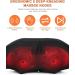Shiatsu Neck & Shoulder Massager with Heat - 3D Deep Tissue Relief for Home Office & Car - Buy Online on GoSupps.com