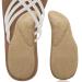 Arch Support Shoe Insoles with Heel Cushions  Gel Arch Inserts for Feet Pressure Relief  Adhesive Arch Pad for Sandals  Flip Flo  Flat  Dress Shoes (Small  Latte) Small Latte