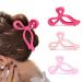 3 Pcs Hair Claw Clips Strong Hold Hair Clips Claw Large Bow Claw Clips for Thick Thin Hair Cute Hair Clips Styling Accessories for Women Girls (B)
