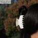 French Amie Chic Ivory Handmade Large 3 Jaw Hair Claw Clip - Durable & Styling Hair Accessory for Women - Made in France - Buy Online on GoSupps.com
