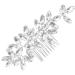 FOMIYES Bridal Hair Comb Clips Wedding Rhinestone Hair Clips Sparkly Hair Piece Elegant Gem Hair Accessories for Women Girls