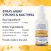 SkinSmart Facial Cleanser Spray - 3 Pack Hypochlorous Spray for Maskne & Virus Protection, 2 oz Travel Size - Buy Online on GoSupps.com