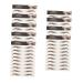 Balacoo 9 Sheets Waterproof Eyebrow Stickers Fake Eyebrow Stickers Artificial Eyebrow Template Make up 6d